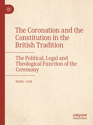 cover image of The Coronation and the Constitution in the British Tradition